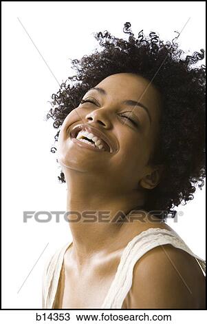 Stock Image - Woman smiling. Fotosearch