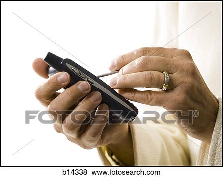 woman using pda View Large Photo Image Stock Photo - woman using pda. Fotosearch