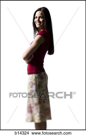 woman with arms crossed View Large Photo Image Picture - woman with arms crossed. Fotosearch