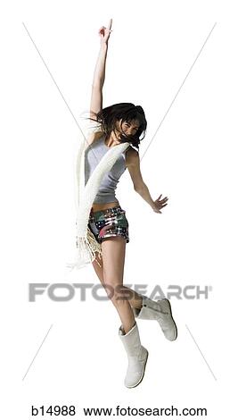 Woman with bare legs and boots dancing View Large Photo Image Stock Photo - Woman with bare legs and boots dancing. Fotosearch