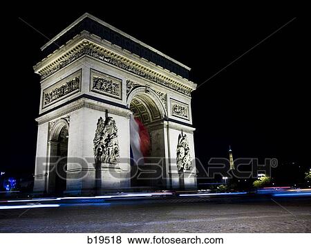 Stock Photo - Arc de Triomphe in Paris. Fotosearch