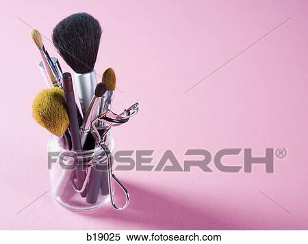 Assorted makeup brushes and cosmetics instruments. View Large Photo Image Stock Photography - Assorted makeup brushes and cosmetics instruments.. Fotosearch