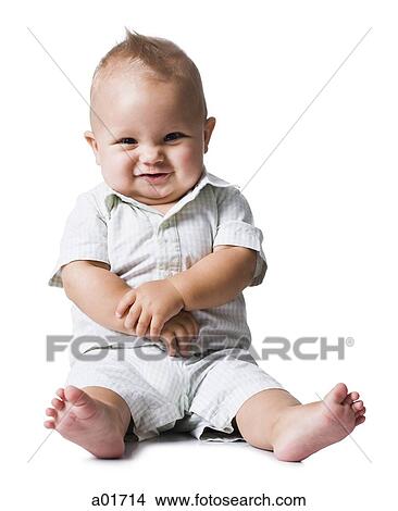 Baby boy smiling. View Large Photo Image Picture - Baby boy smiling.. Fotosearch