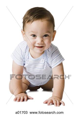 Baby boy smiling. View Large Photo Image Stock Image - Baby boy smiling.. Fotosearch