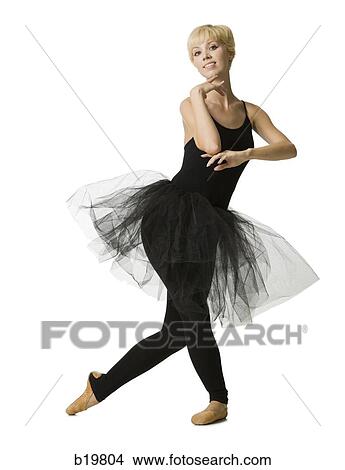 ballerina in black View Large Photo Image Picture - ballerina in black. Fotosearch