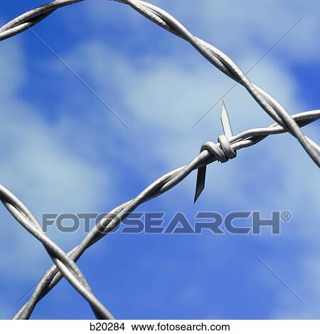 barbed wire View Large Photo Image Picture - barbed wire. Fotosearch