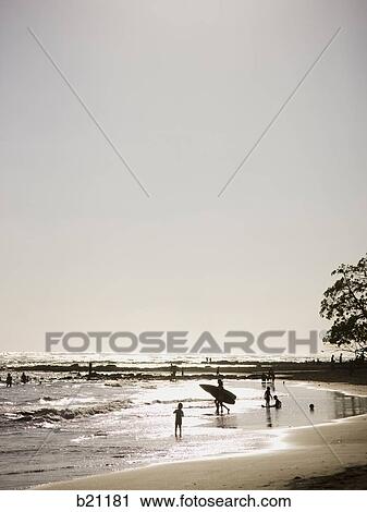 Stock Image - beach scene. Fotosearch