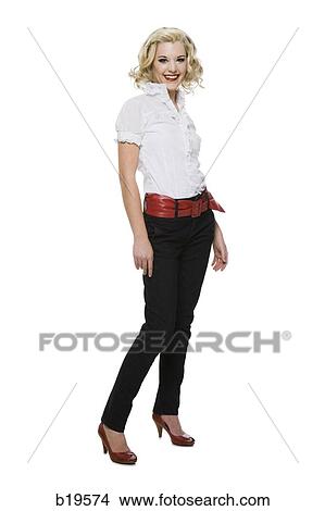 Picture - blonde woman. Fotosearch