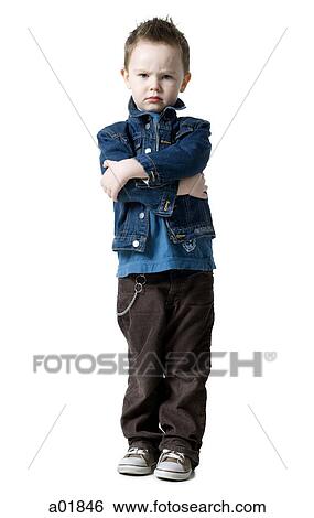 boy looking tough View Large Photo Image Stock Photograph - boy looking tough. Fotosearch