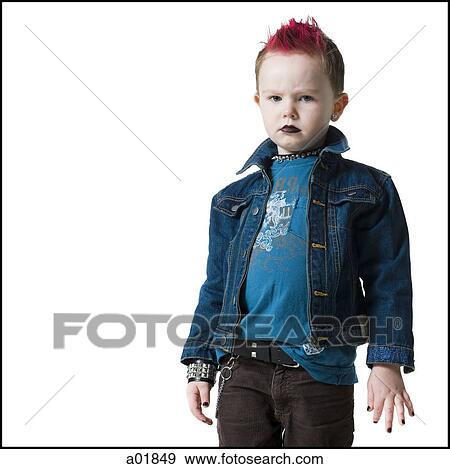 boy punk rocker View Large Photo Image Stock Photo - boy punk rocker. Fotosearch