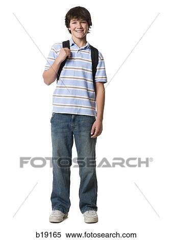 boy with a backpack. View Large Photo Image Stock Photography - boy with a backpack.. Fotosearch