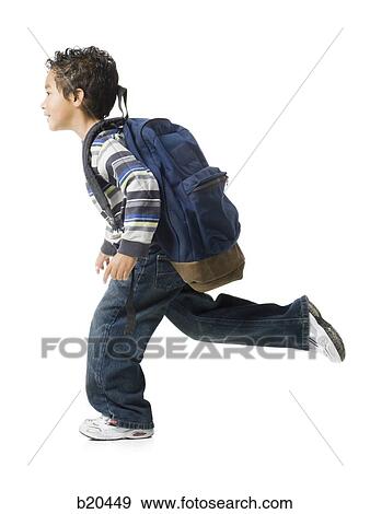 Stock Photo - boy with a striped shirt. Fotosearch