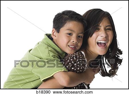 Brother and Sister. View Large Photo Image Stock Image - Brother and Sister.. Fotosearch