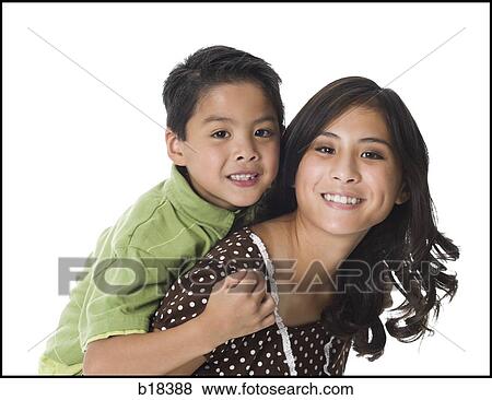 Brother and Sister. View Large Photo Image Stock Photo - Brother and Sister.. Fotosearch
