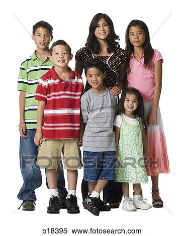 Brothers and sisters standing together. View Large Photo Image Stock Photography - Brothers and sisters standing together.. Fotosearch