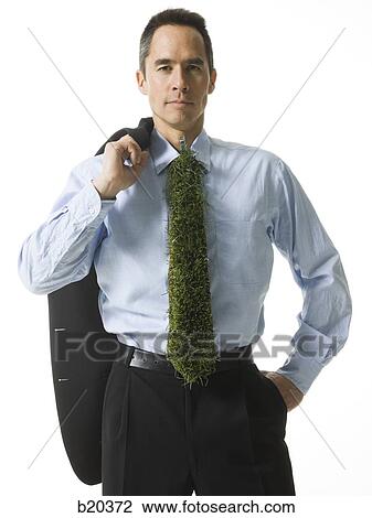 businessman with a tie made of grass View Large Photo Image Stock Image - businessman with a tie made of grass. Fotosearch