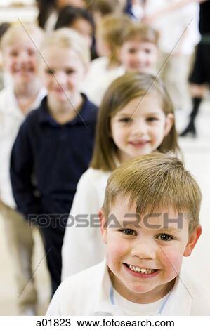 Stock Image - children at school. Fotosearch