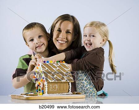children baking View Large Photo Image Stock Photo - children baking. Fotosearch