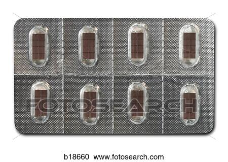 Chocolate in blister pack View Large Photo Image Stock Image - Chocolate in blister pack. Fotosearch