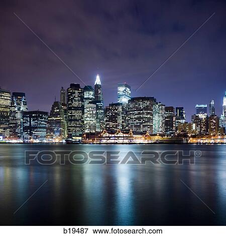 city at night on the water View Large Photo Image Stock Photo - city at night on the water. Fotosearch
