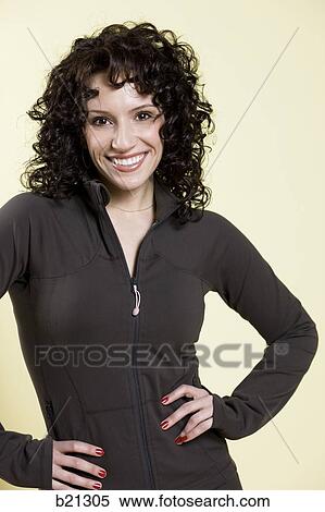 close up of woman in sweatsuit View Large Photo Image Stock Photography - close up of woman in sweatsuit. Fotosearch