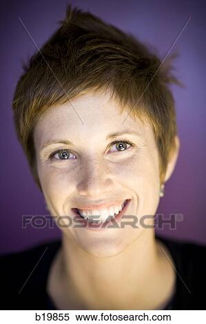 Stock Photography - close up of woman. Fotosearch