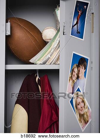 Contents of high school lockers. View Large Photo Image Stock Image - Contents of high school lockers.. Fotosearch