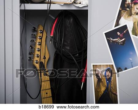Contents of high school lockers. View Large Photo Image Stock Photo - Contents of high school lockers.. Fotosearch