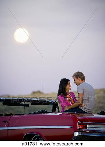 couple under a full moon View Large Photo Image Stock Image - couple under a full moon. Fotosearch