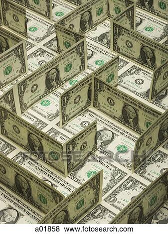 dollar maze View Large Photo Image Stock Photo - dollar maze. Fotosearch