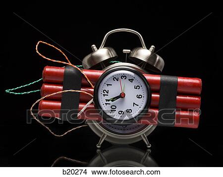 dynamite alarm clock View Large Photo Image Picture - dynamite alarm clock. Fotosearch