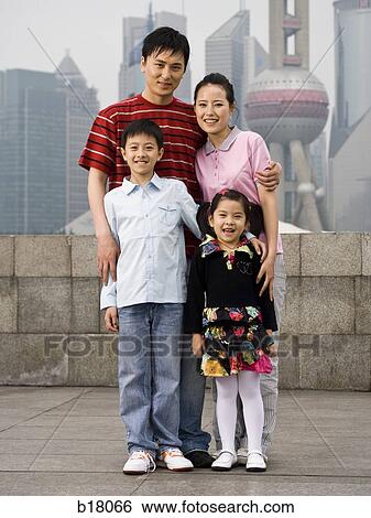 Family of four. View Large Photo Image Stock Photograph - Family of four.. Fotosearch