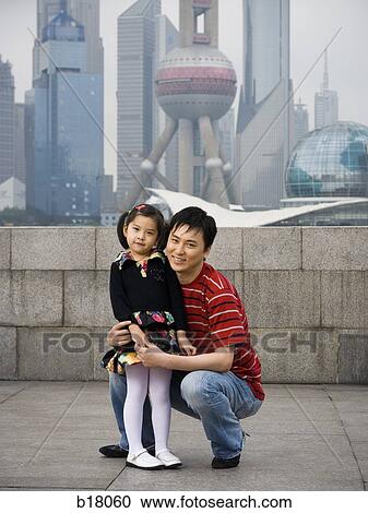 Stock Image - Father and daughter.. Fotosearch