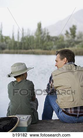 father and son out fishing. View Large Photo Image Stock Image - father and son out fishing.. Fotosearch