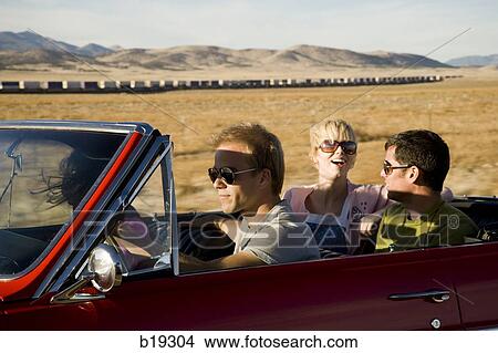 four people on a road trip View Large Photo Image Picture - four people on a road trip. Fotosearch