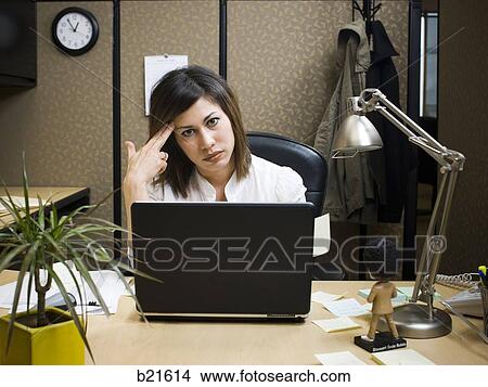 frustrated office worker View Large Photo Image Picture - frustrated office worker. Fotosearch