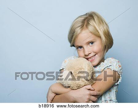 girl hugging teddy bear. View Large Photo Image Stock Photograph - girl hugging teddy bear.. Fotosearch