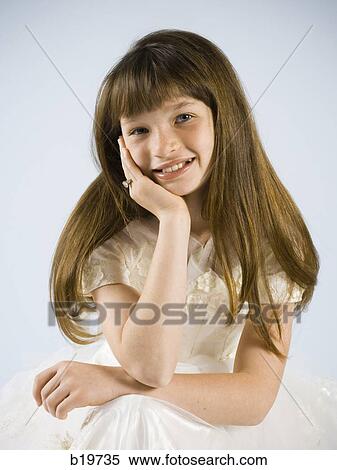 girl in a white dress View Large Photo Image Stock Photography - girl in a white dress. Fotosearch