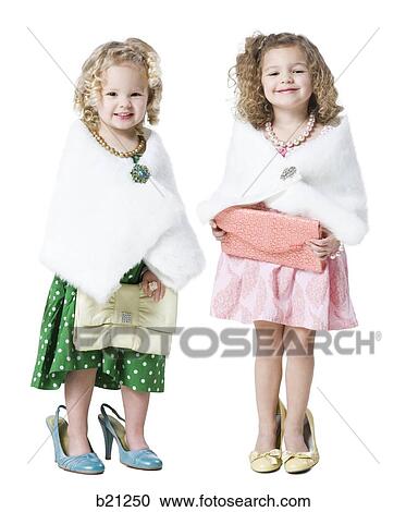 girls playing dress up View Large Photo Image Stock Image - girls playing dress up. Fotosearch