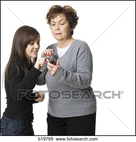 grandmother and granddaughter View Large Photo Image Stock Photo - grandmother and granddaughter. Fotosearch