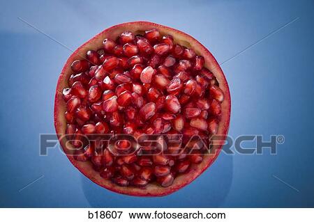 Stock Photo - Half of a pomegranate.. Fotosearch