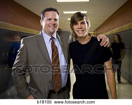 High School Principal and teenage boy. View Large Photo Image Stock Photography - High School Principal and teenage boy.. Fotosearch