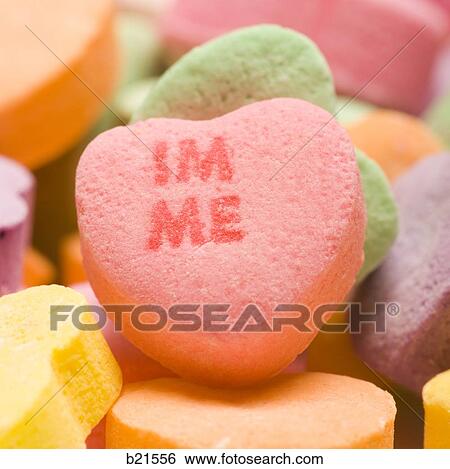 IM Me candy heart View Large Photo Image Stock Photograph - IM Me candy heart. Fotosearch