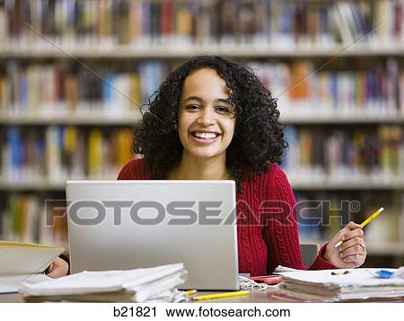 in the library View Large Photo Image Stock Image - in the library. Fotosearch