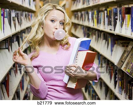 Stock Photo - in the library. Fotosearch