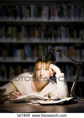 in the library View Large Photo Image Stock Photo - in the library. Fotosearch