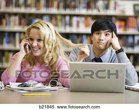 Stock Photography - in the library. Fotosearch