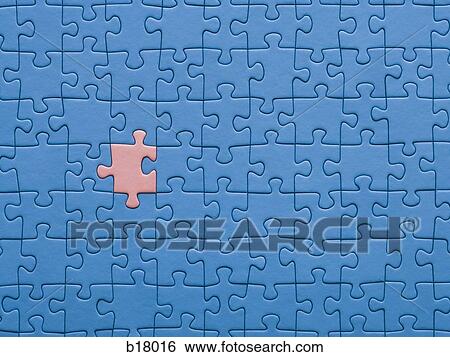 Jigsaw puzzle with a missing piece. View Large Photo Image Stock Photograph - Jigsaw puzzle with a missing piece.. Fotosearch
