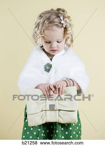 little girl playing dress up View Large Photo Image Stock Photo - little girl playing dress up. Fotosearch