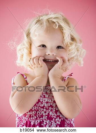 little girl smiling. View Large Photo Image Picture - little girl smiling.. Fotosearch
